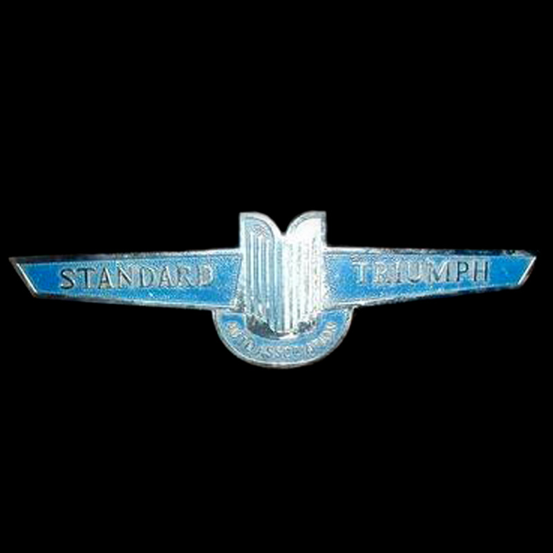 Triumph a Standard car badge